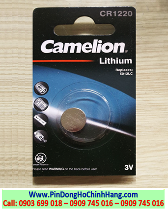 Camelion CR1220, Pin CR1220
